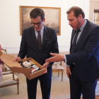 El alcalde de Valladolid, Óscar Puente y el alcalde de Oporto, Rui Moreira. / E. M.