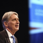 Hammond interviene en la conferencia del Partido Conservador, en Manchester-EFE / FACUNDO ARRIZABALAGA