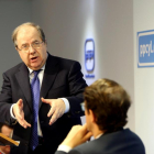 Juan Vicente Herrera, en la última ejecutiva autonómica que convocó el congreso del 1 de abril-ICAL