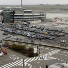 Imagen exterior del aeropuerto de Zaventem, en Bruselas.-
