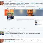 Conversación en Twitter entre Bermejo y Puente.-El Mundo