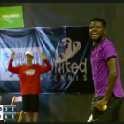 Frances Tiafoe, durante el partido en cuestión.-TWITTER