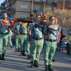 Exlegionarios llevan a un Cristo por las calles de LHospitalet el 2015.-EL PERIÓDICO (PARROQUIA DE LA IMMACULADA CONCEPCIÓ)
