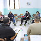Imagen de una de las sesiones del programa en la cárcel de Burgos.-ISRAEL L. MURILLO