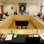 La presidenta de las Cortes, Silvia Clemente, preside la Junta de Portavoces del Parlamento Autonómico-RUBÉN CACHO / ICAL