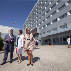 Verónica Casado en su visita a Ávila.-ICAL