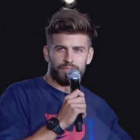 Piqué, durante su discurso en la celebración del triplete.-