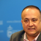 El presidente del Consejo Comarcal del Bierzo, Gerardo Álvarez Courel, durante la rueda de prensa donde ha hecho balance de las XXXI Jornadas Gastronómicas.-ICAL