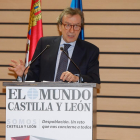 El consejero de la Presidencia, José Antonio de Santiago-Juárez, inaugura el Congreso Somos Castilla y León 2019-J.M. LOSTAU