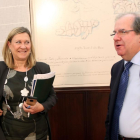 Juan Vicente Herrera junto a Pilar del Olmo.-ICAL