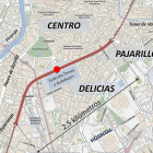 Propuesta de soterramiento entre la calle Tórtola y el Camino de la Esperanza presentado ayer por Vox.-VOX VALLADOLID