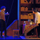 José Manuel Seda y Javier Collado durante un ensayo en el Calderón de ‘La estancia’.-J. M. LOSTAU