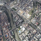 Vista aérea de la capital vallisoletana, en una imagen de archivo.-J.M. LOSTAU