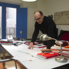 Roberto Carazo en las instalaciones de su empresa en Zamora.-M. DENEIVA