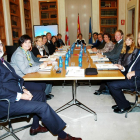 El secretario de Estado de Cultura, José María Lassalle, preside ayer el pleno del Patronato del Archivo de Simancas.-ICAL