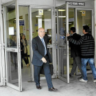 El ex presidente de Caja Duero, Julio Fermoso, a la salida de los juzgado de plaza Castilla en Madrid.-RAQUEL P. VIECO