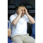 Sergio, en el banquillo durante el partido.-P.-D.