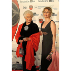 Lola Herrera y Natalia Dicenta, ayer.-ICAL