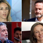 De izquierda a derecha y de arriba abajo, los candidatos Cayetana Álvarez de Toledo, Edmundo Bal, Pepu Hernández y Victoria Rosell.-