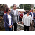 Zapatero en Brañuelas en el homenaje a Geijo.-ICAL