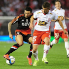 Luciano Balbi (15) con el Huracán argentino.-E. M.