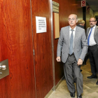 Luis Alberto Samaniego a su llegada a los juzgados para declarar.-MIGUEL Á. SANTOS (PHOTOGENIC)