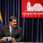 Maduro, en sala de prensa-MARCO BELLO (REUTERS)