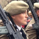 Llegó a Burgos en 2001 y se fue destinada a Segovia en 2005. En la foto aparece en un desfile en el Curpillos.-ECB