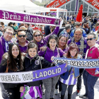 Aficionados del Real Valladolid durante el pasado ‘Día del peñista’ celebrado en los Anexos.-J.M.LOSTAU