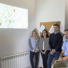 Investigadores del departamento de Teoría de la Señal y Comunicaciones e Ingeniería Telemática en las instalaciones de la Universidad de Valladolid.-PABLO REQUEJO