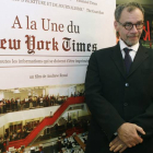 David Carr, en el estreno de un documental sobre 'The New York Times', en noviembre del 2011.-Foto:   AP / MICHEL EULER