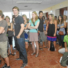 Grupo de estudiantes Erasmus en las instalaciones de la UVA-El Mundo