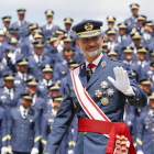 El rey Felipe VI preside la entrega de despachos de sargento a los componentes de la XXVI Promoción de la Academia Básica del Aire de La Virgen del Camino (León)-Carlos S. Campillo / ICAL