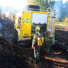 Incendio en la localidad de Espinareda de Vega, perteneciente al municipio berciano de Vega de Espinareda (León)-Ical