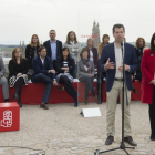 Luis Tudanca, candidato del PSOE a la Presidencia de la Junta de Castilla y León y cabeza de lista por Burgos-Ical