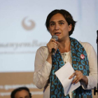 Ada Colau encabeza la candidatura de 'Guanyem Barcelona' de cara a las municipales del 2015.-Foto: JOSEP GARCIA
