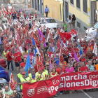 Marcha a favor de als pensiones dignas.-ICAL