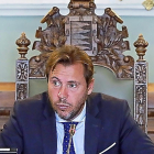 Óscar Puente durante una intervención en el Ayuntamiento.-J.M. LOSTAU