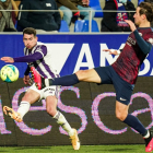 Luis Pérez en el partido ante el Huesca. / RV