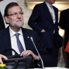 El presidente del Gobierno, Mariano Rajoy, durante la cumbre conjunta UE-África de Malta.-EFE / CHEMA MOYA