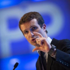 Pablo Casado en el congreso de este fin de semana.-FRANCISCO SECO