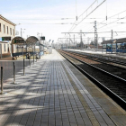 Estaciópn de trenes al norte de León.-F. PÉREZ