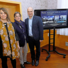 Laura de Juan,  José María Viteri y Sergio San Juan,-J. M. LOSTAU