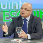 El  subdelegado del Gobierno en Valladolid, Luis Antonio Gómez, ayer, en el programa ‘La Quinta Esquina’.-J.M. Lostau