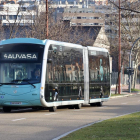 Imágenes de las pruebas que se han realizado con los nuevos autobuses eléctricos de Auvasa en Valladolid.-PHOTOGENIC/E. GARCÍA .