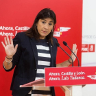 La secretaria de Organización del PSOE-CyL, Ana Sánchez-ICAL