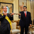 Nicolás Maduro y Rogelio Polanco, embajador de Cuba en Venezuela.-EFE