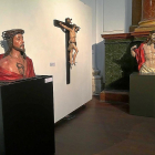 Imagen de archivo de tres de las obras expuestas en las Francesas. -E. M.