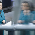 Andrea Nahles, ministra alemana de Trabajo, interviene en un pleno del Bundestag, en julio del 2014, en Berlín.-AFP / CLEMENS BILAN
