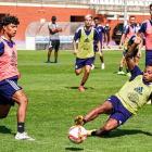 Entrenamiento del Promesas la pasada pretemporada en Zaratán. / RV